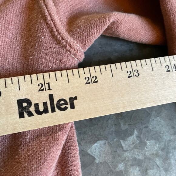 Vintage Trinidad California Surf Hoodie Sweatshirt Mens Small Pink Brown 90s Y2K - Picture 10 of 11